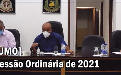 5ª SESSÃO ORDINÁRIA DE 19 DE ABRIL DE 2021.