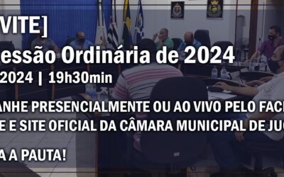 @Slide – Convite – Décima Sessão Ordinária de 2024