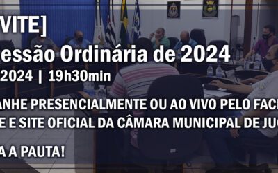 @Slide – Convite – Décima Segunda Sessão Ordinária de 2024