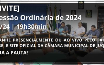 @Slide – Convite – Décima Sétima Sessão Ordinária de 2024