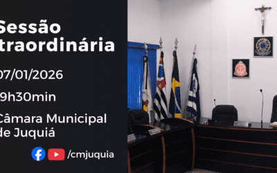 @Slide – Convite – Primeira Sessão Extraordinária de 2026