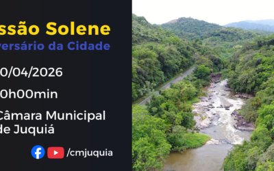 @Slide – Convite – Sessão Solene – 10 de abril de 2026